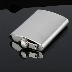 Custom luxury 304 stainless steel hip flask sublimation premium 4oz 6oz portable hip flasks set