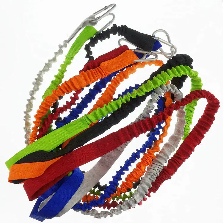 Durable stretchable Coiled kayak paddle leash for Fishing Boating Canoeing SUP Rafting