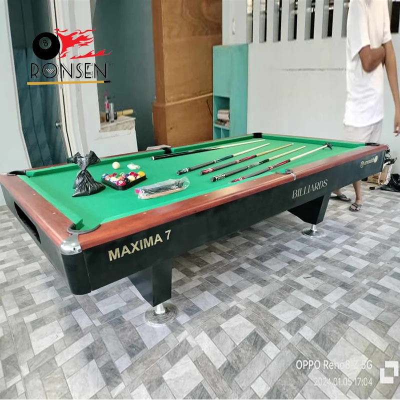 Factory Professional Standard American Indoor Games Adult Cheap 9-Ball Billiards Table Original Maxima 7 Star Billiards for Sale