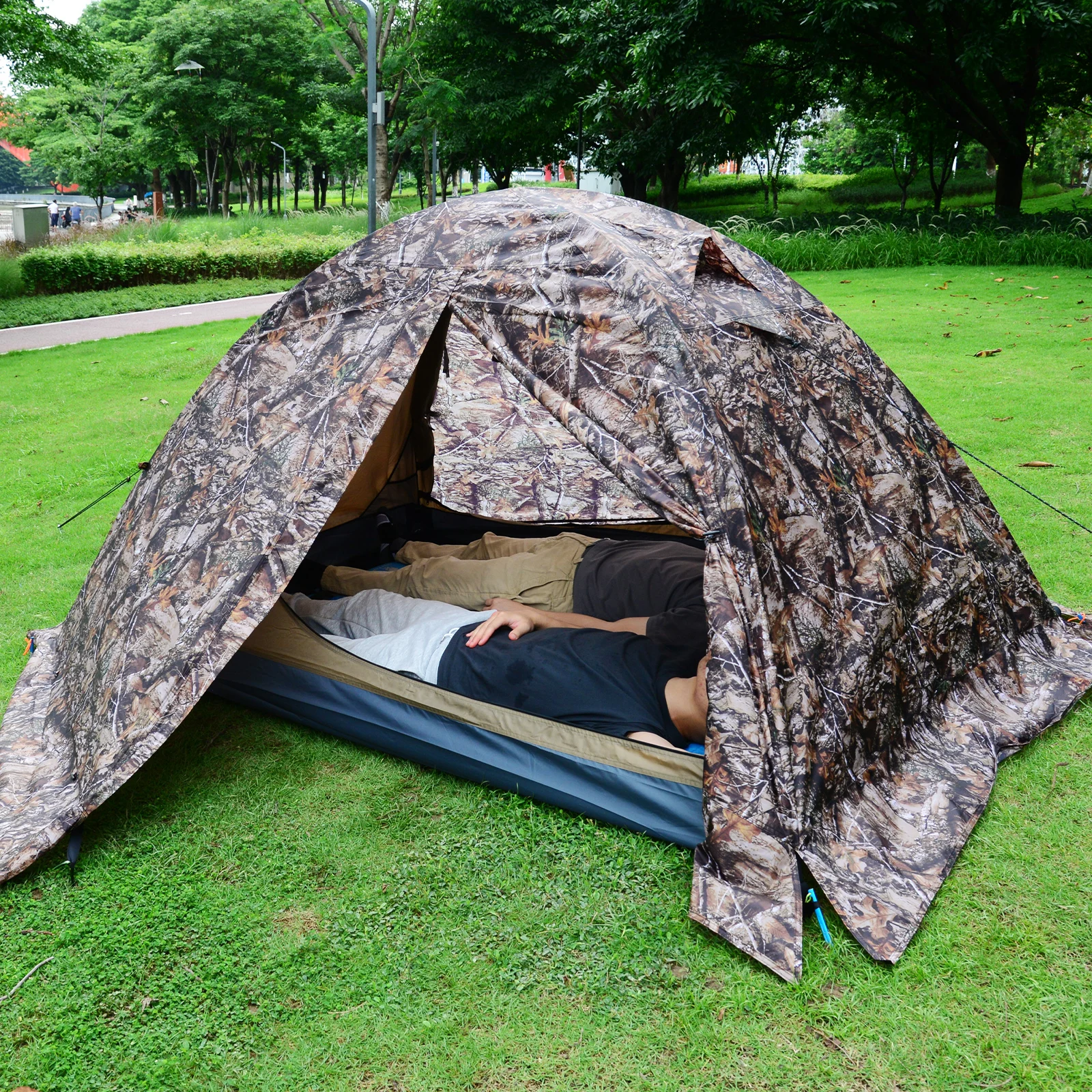 2 Person 4 Season Lightweight Backpacking Tent Free Standing Dome Camping Hiking Waterproof Backpack Tents