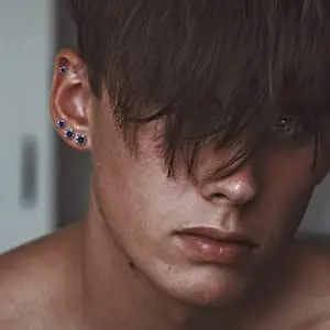 QIUHAN Pack Zircon Stud Earringsfor Screw Back Earrings Sleep Stud with Stainless Steel Women Trendy Opp Bag Party Earrings