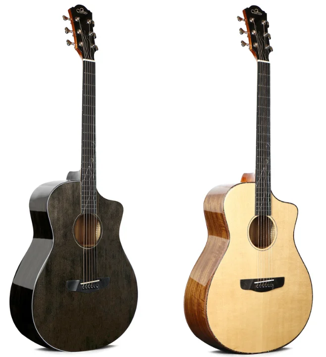 Awesome Sevillana 2104 all solid acoustic guitar 41inch for professional performance folk guitar with simple and elegant design