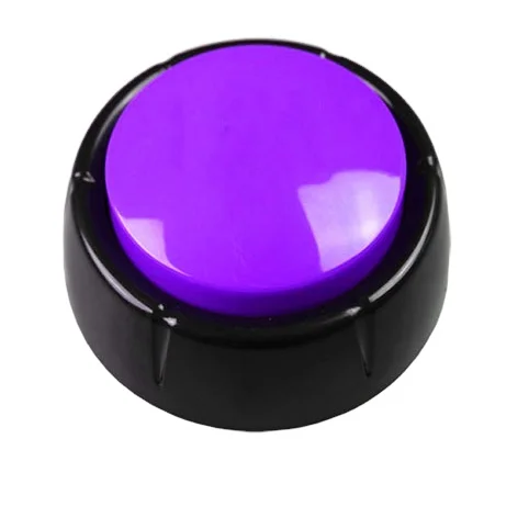 Custom Design Recordable Button talking buttons voice box dolls for Training Pet Dog Communication