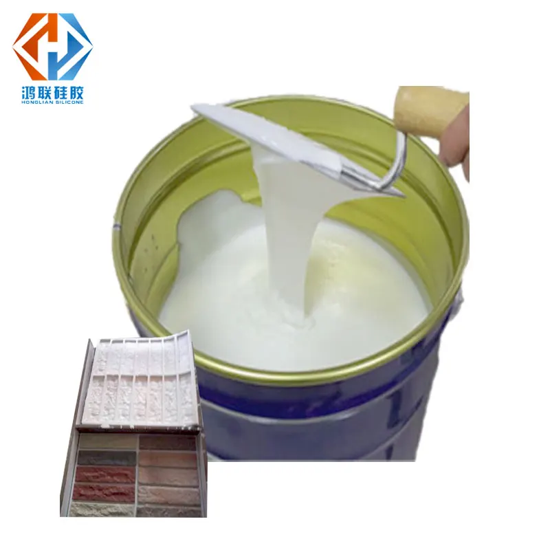 Hong Lian rtv silicone rubber supplier UK make plaster buddha mold silicone rubber rtv-2 silica into flexible silicon mold