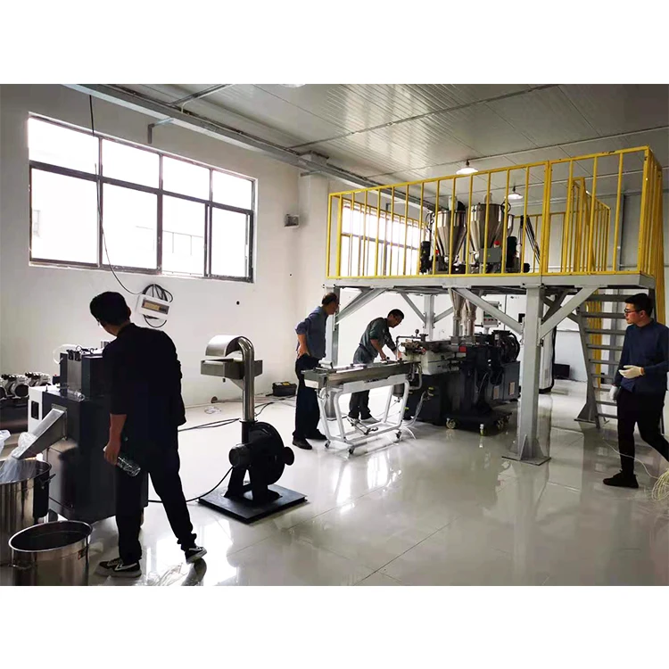 Laboratory mini twin screw extruder
