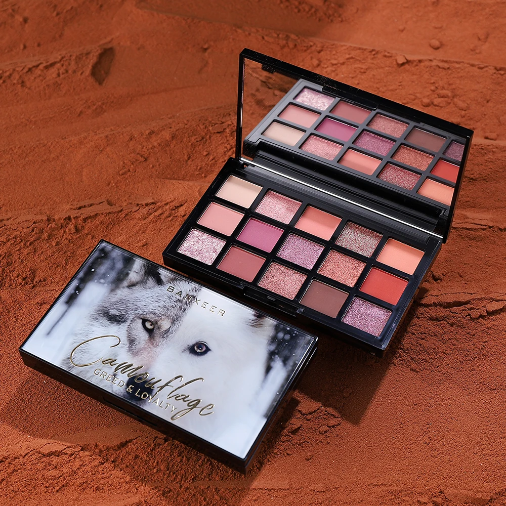 Hot Selling Super Quality Eyeshadow Wholesale 15 Colors Animal Eye Shadow Palette Customized sombras