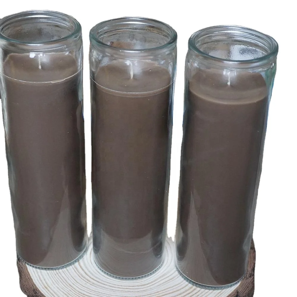 Brown Color 7 days Vigil  Prayer Candle Novena Vigil Candles Devotional Candles