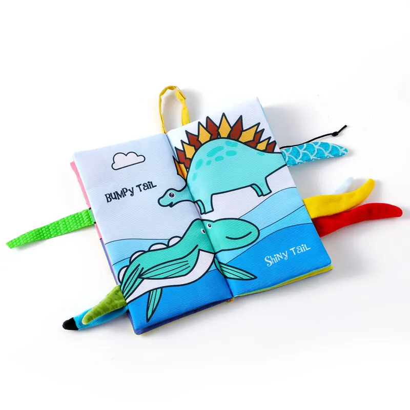 Baby Rattles Mobiles Toy Soft Animal Cloth Book Newborn Stroller Hanging Bebe Early Learning Educate Toys 0 12