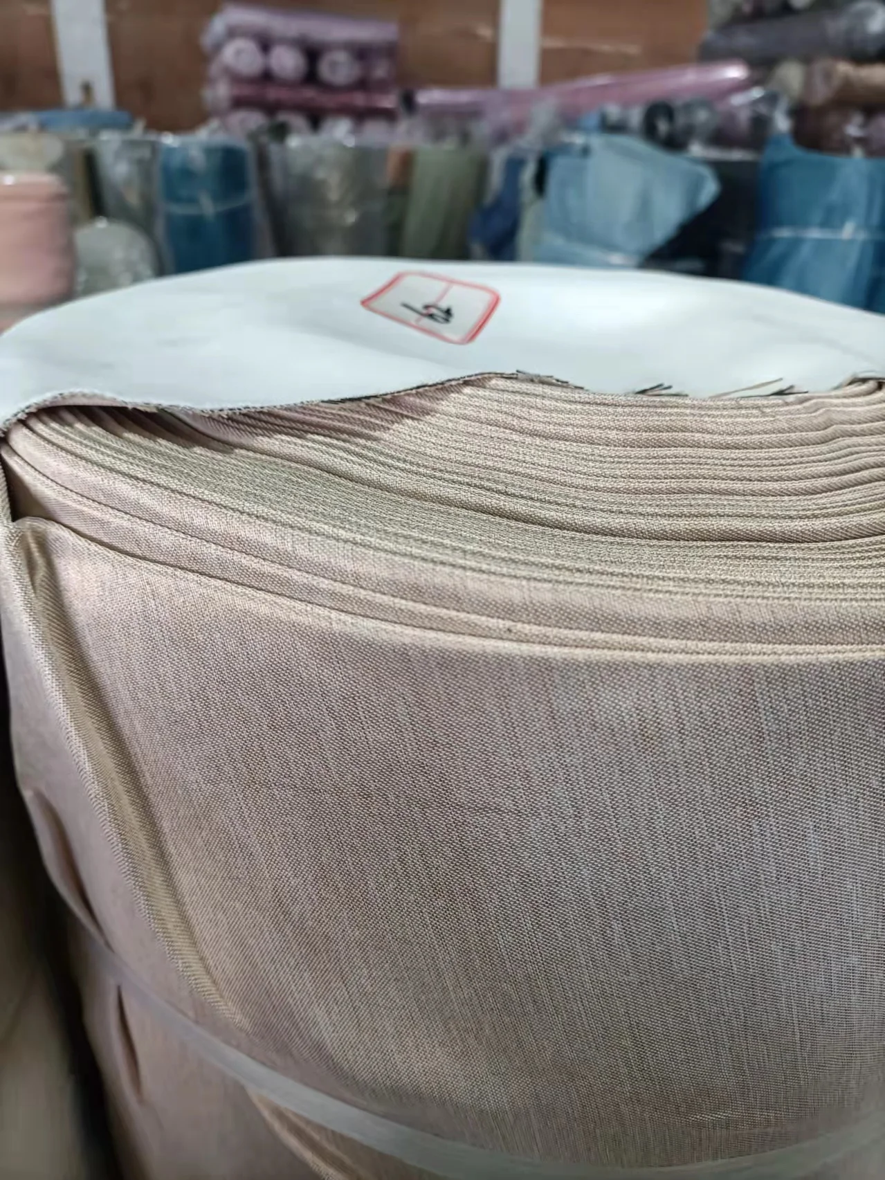 Best-selling black-out plain 100% cotton fabric stock lot fabric for curtain home textile from Shaoxing