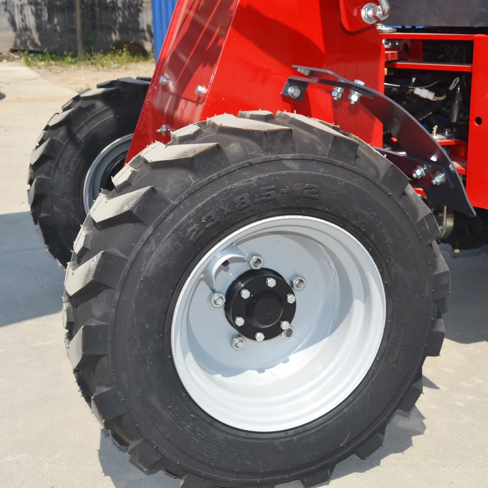 compact  electric 4 way reach mini loader solute 4 wheel  4x4 l880 1 ton electric motor for mini loader