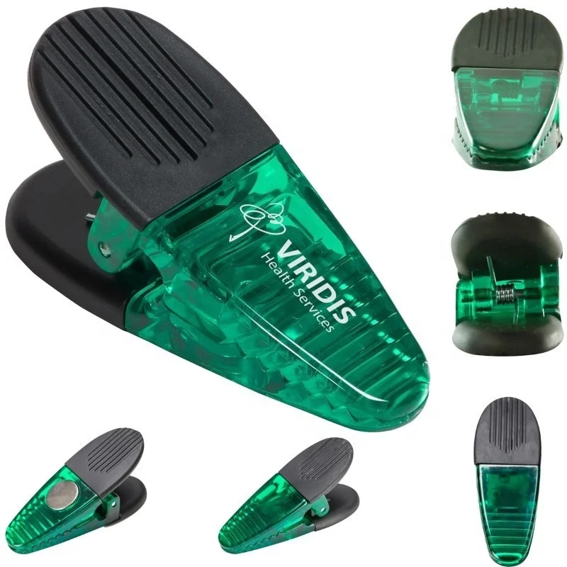 Оптовая продажа, цветные пластиковые магнитные зажимы Jumbo для холодильника