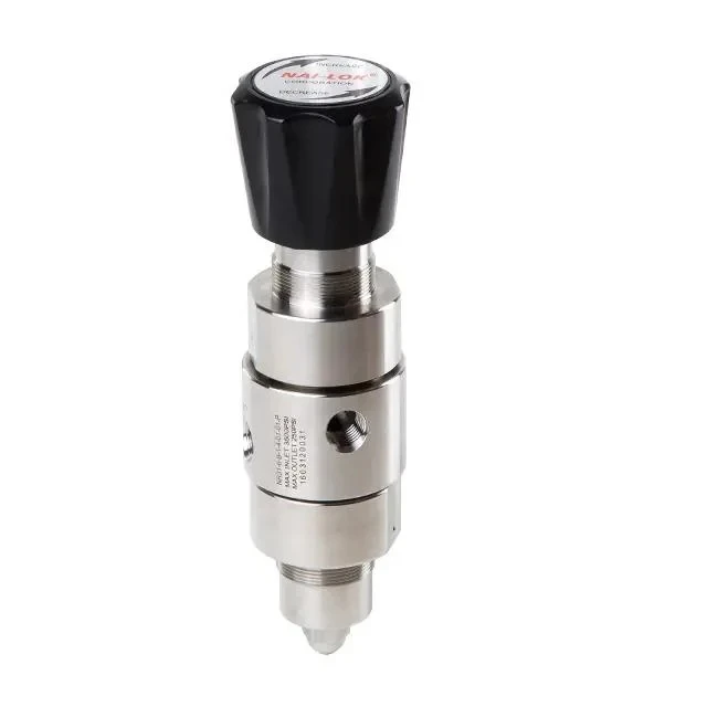 NR31 Series Stainless Steel Dual Stage Hydrogen Oxygen Pressure Reducing Valve for Gas Laboratory Regulator