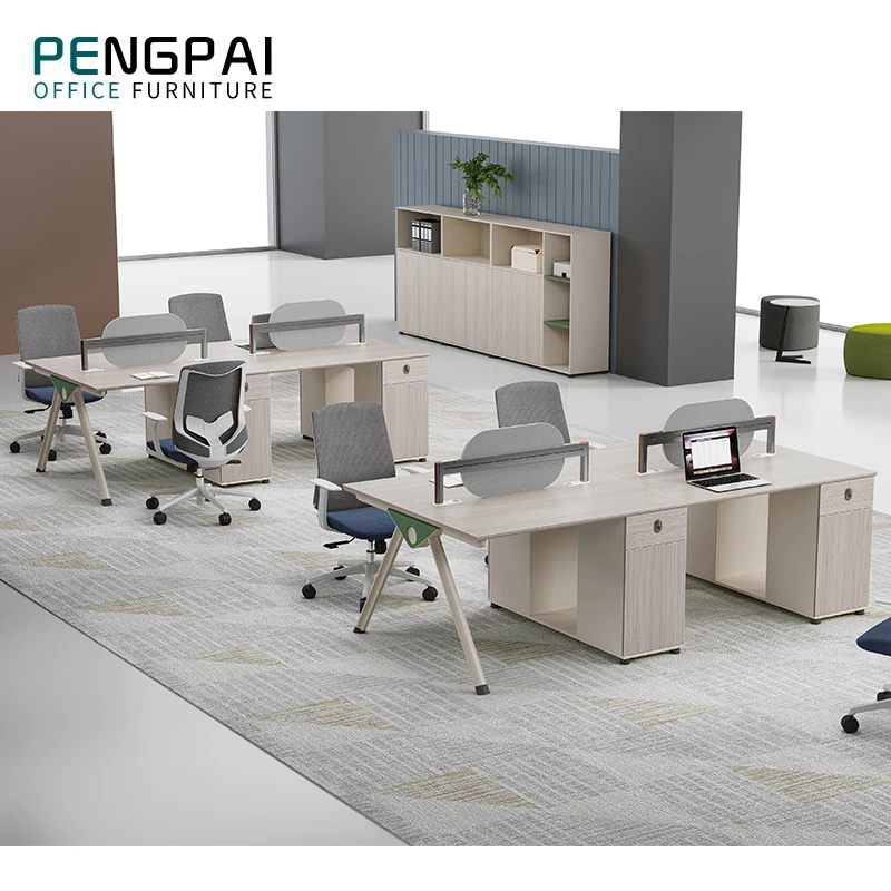Office Furniture Office Table Modular Office Desk Call Center Cubicles 2 4 6 8 Person Workstation