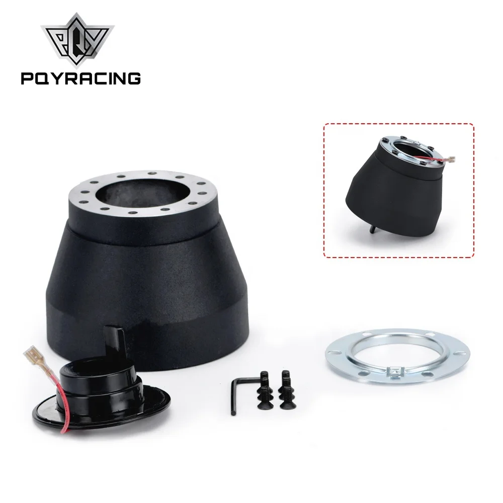 Black Racing Steering Wheel Hub Adapter Boss Kit For BMW E30 PQY-HUB-E30