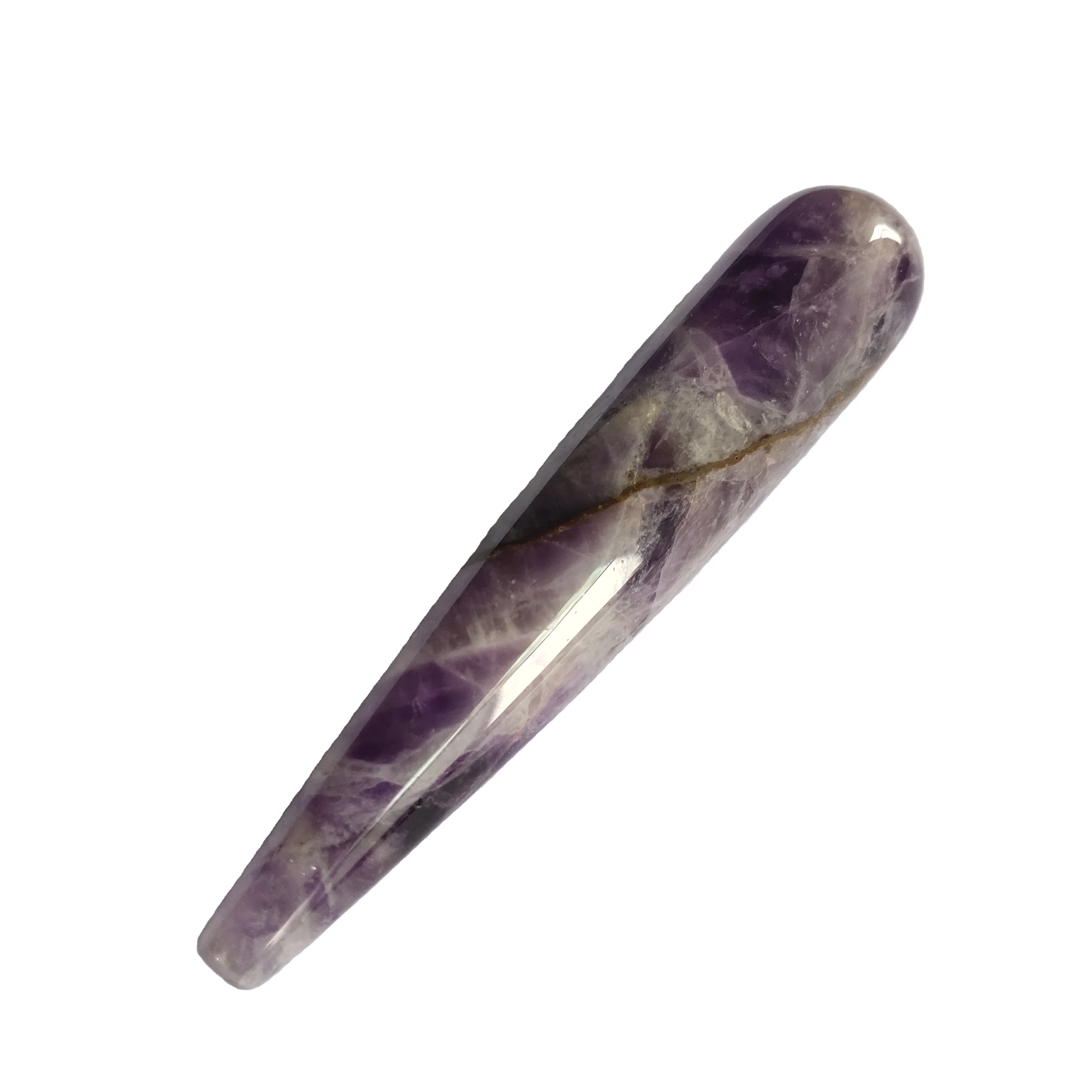 Best quality Amethyst Jade gua sha purple jade guasha  jade guasha stone scraping board Acupuncture stick