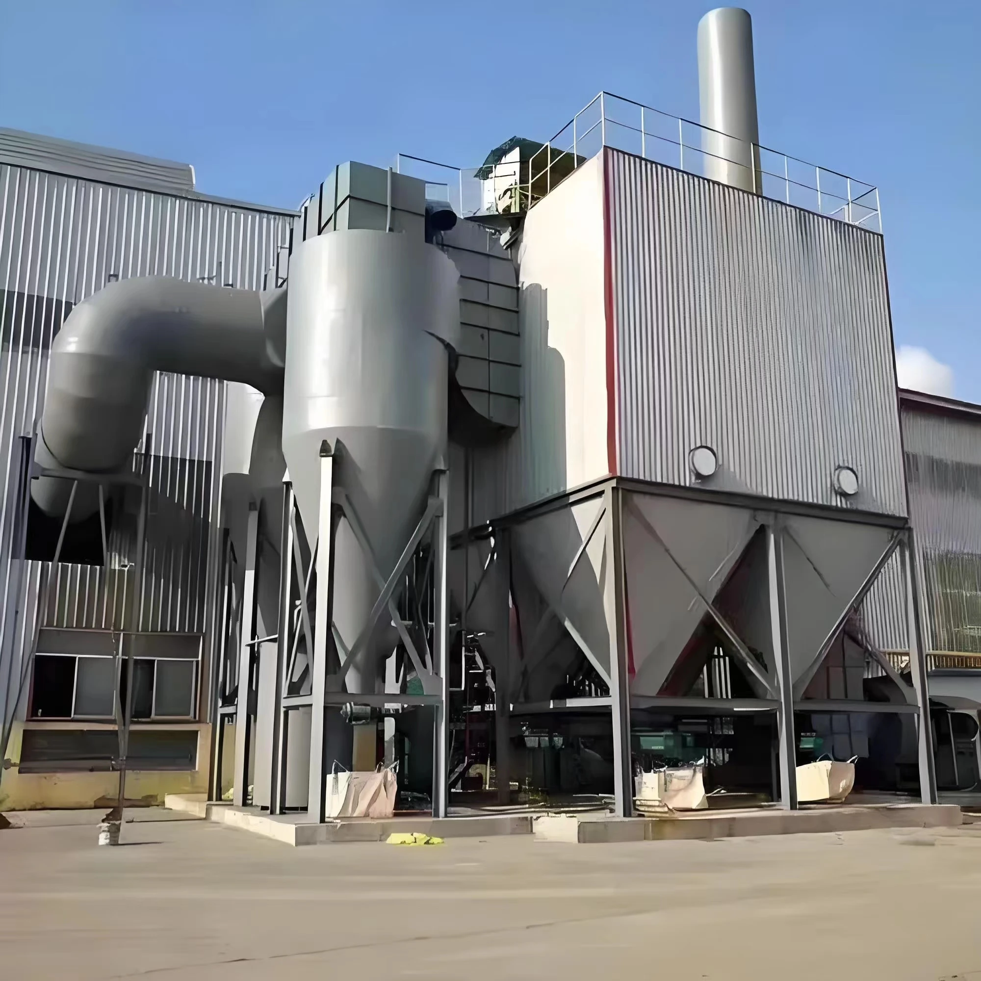 Easy Maintenance Automatic Pulse Jet Bag Filter Dust Collector OEM Customized Filter Dust Collector