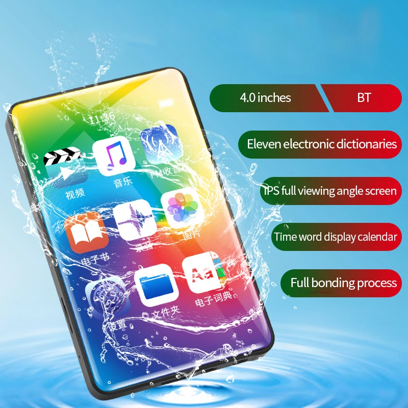 2.4 inch 4G mini Bt touch screen mp4 music player lossless HiFi external mp5 player