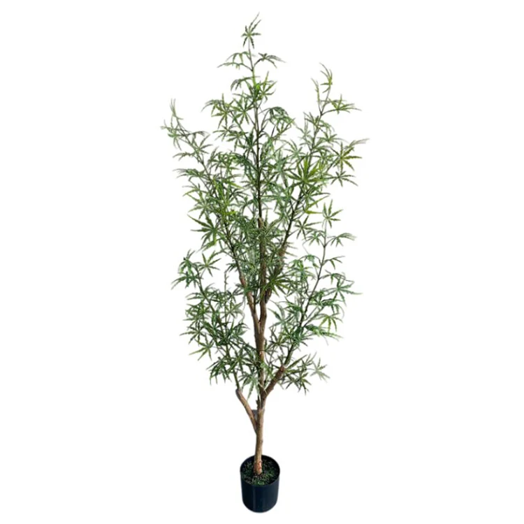 Real Touch 160cm High Dizygotheca Elegantissima Plant Tree Maceta Planta Artificial for Drawing Room Decor Arboles Trees