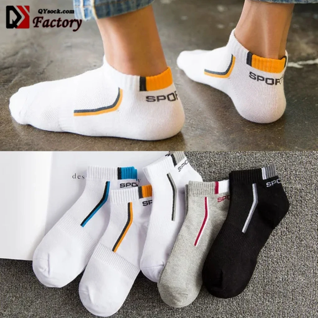 men striped business socks breathable socks sweat absorbing socks