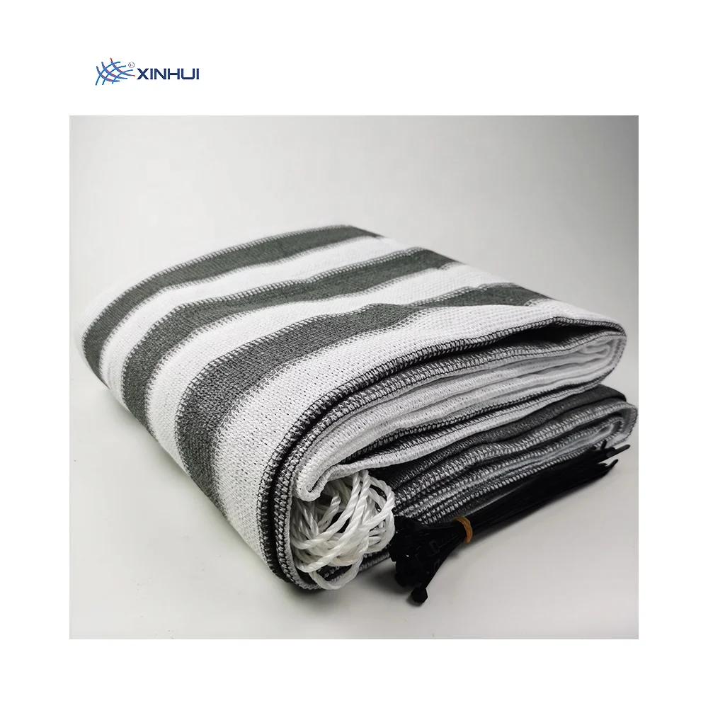 Width 0.8m telescopic wave sunshade hdpe anti-uv customize home terrace balcony privacy net balcony privacy screen