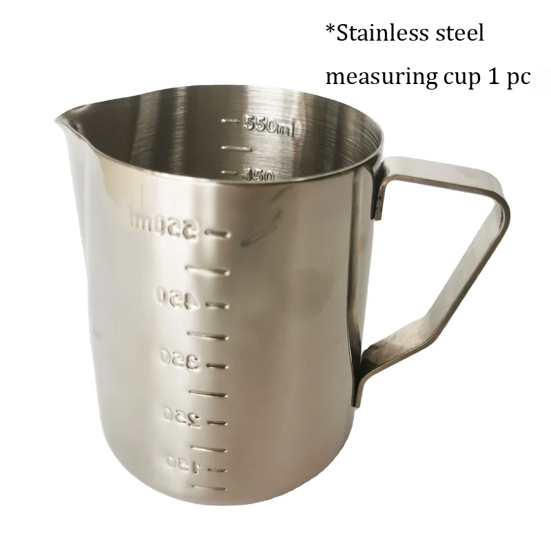 Handmade Candle Making Tools Water-proof Wax Pot Melting Wax Pot Stainless Steel Stirring Rod Measuring Cup Boiling Wax Pot