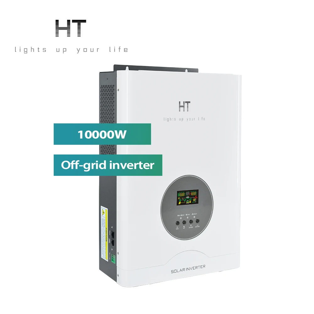 HT Top ranking 5kw 6kw 8KW 10KW solare inverter wifi single phase 10kva with mppt solar inverter cheap price wholesale in stocks