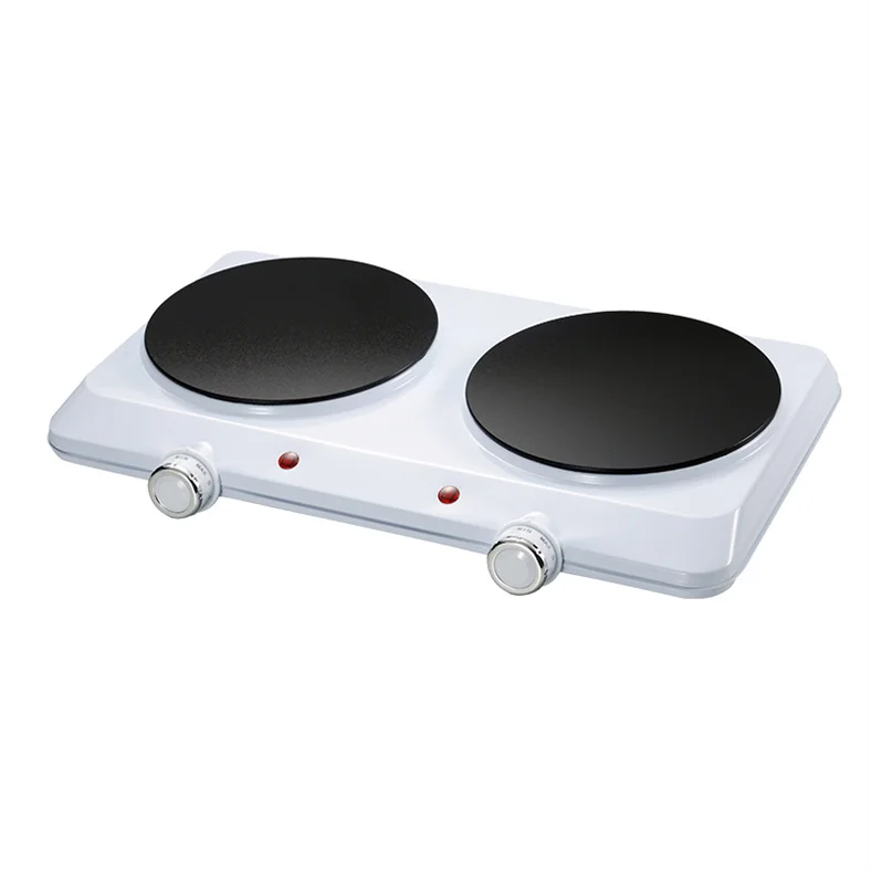 Safe heating high quality 2 burner stove electric hob ceramic stove heating plate with indicator light