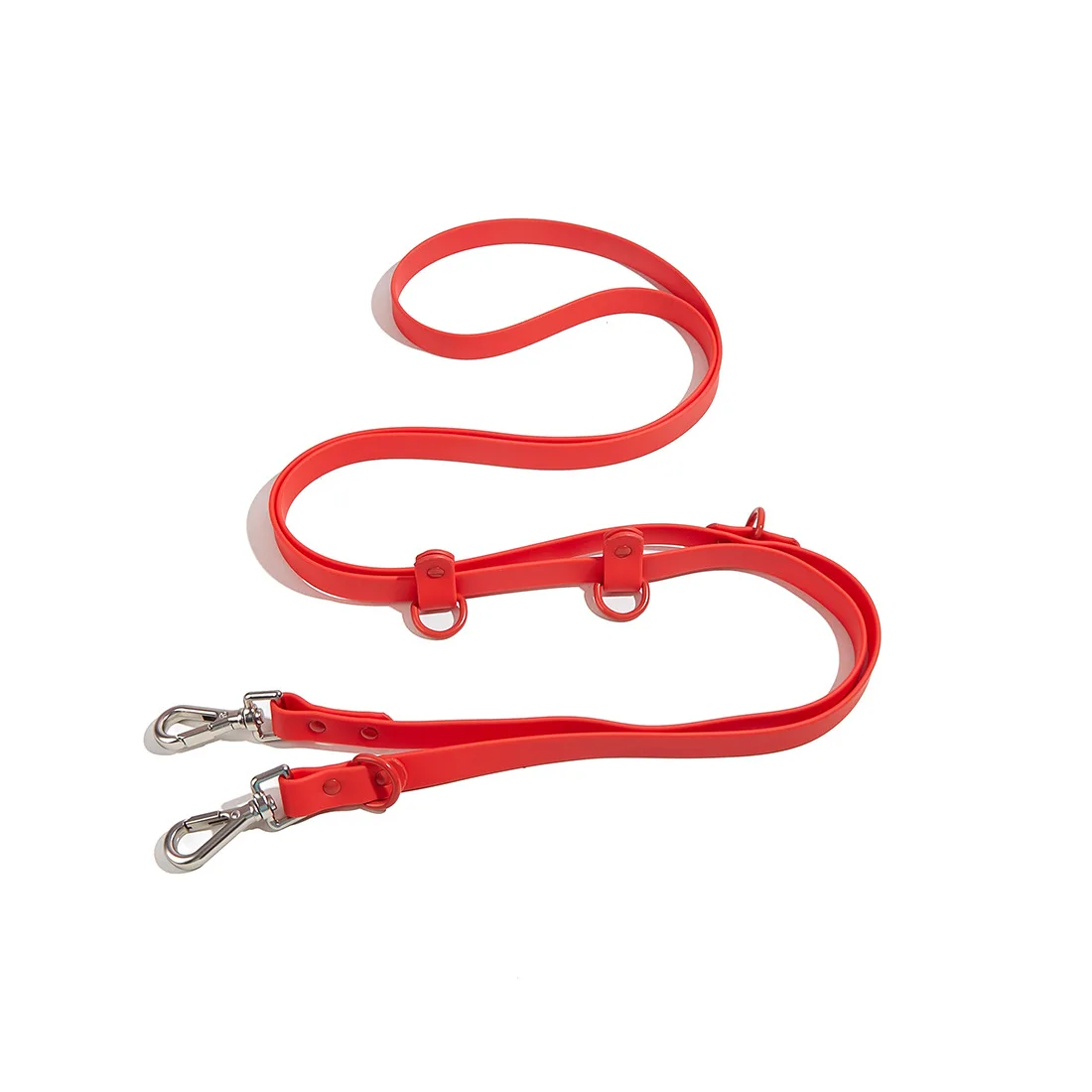 Stocked Waterproof Durable Leash for Dogs with Double Hook Outdoor Walking Hands Free Pvc Dog Leash