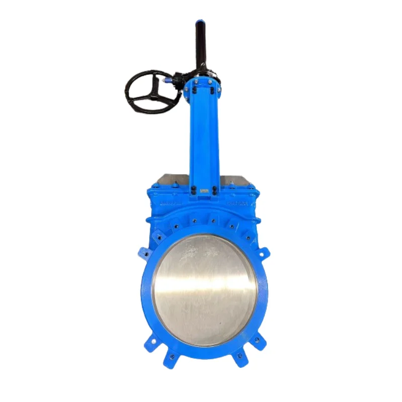 PZ73XHY PN16 Gate Valve Flange Type Stainless Steel Ductile Iron Material Knife Gate Valve Big Size ANSI 150 Valve