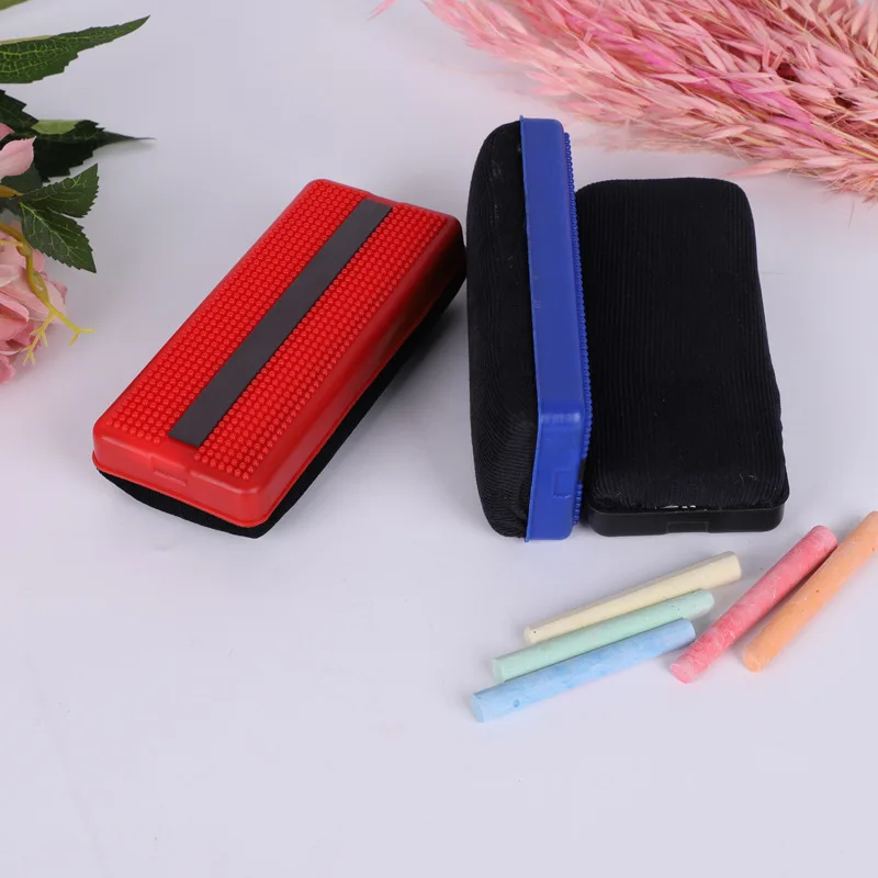 High Quality Lightweight Plastic Thick Felt Whiteboard Dry Eraser With Flexible Magnet for School and Office