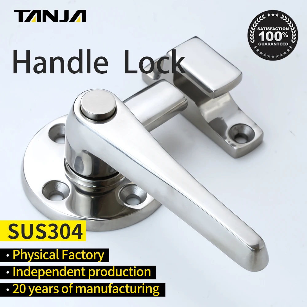 Stainless Steel Industrial Metal Cabinet Door Latch T Handle Lock For Distribution Boxes Compression Latch Modern Panel Locks