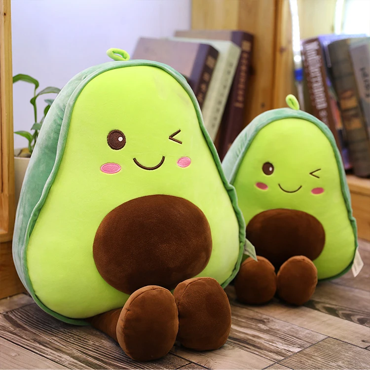 Hot Sale Kawaii Soft Plush Avocado Cute Fruit Avocado Plush Toy Avocado Stuffed Toy