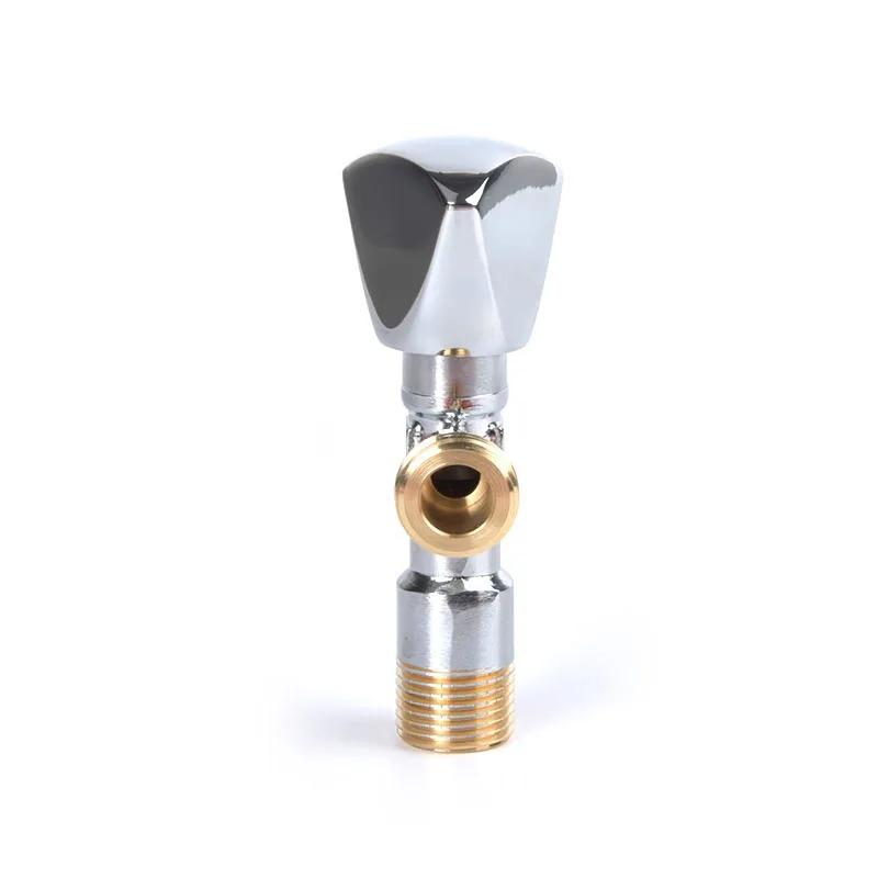 FuSan Promotion Price open slowly zinc handle ,Bathroom Angle Valve Toilet,brass angle valve