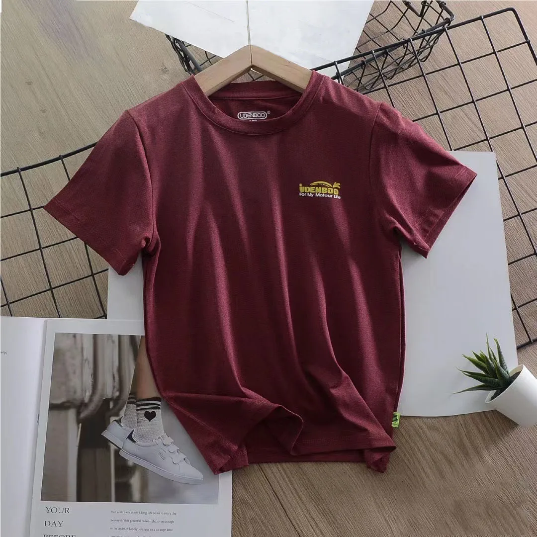 
boys t shirt mesh quick-dry sport T shirt 2021 new collection kids 