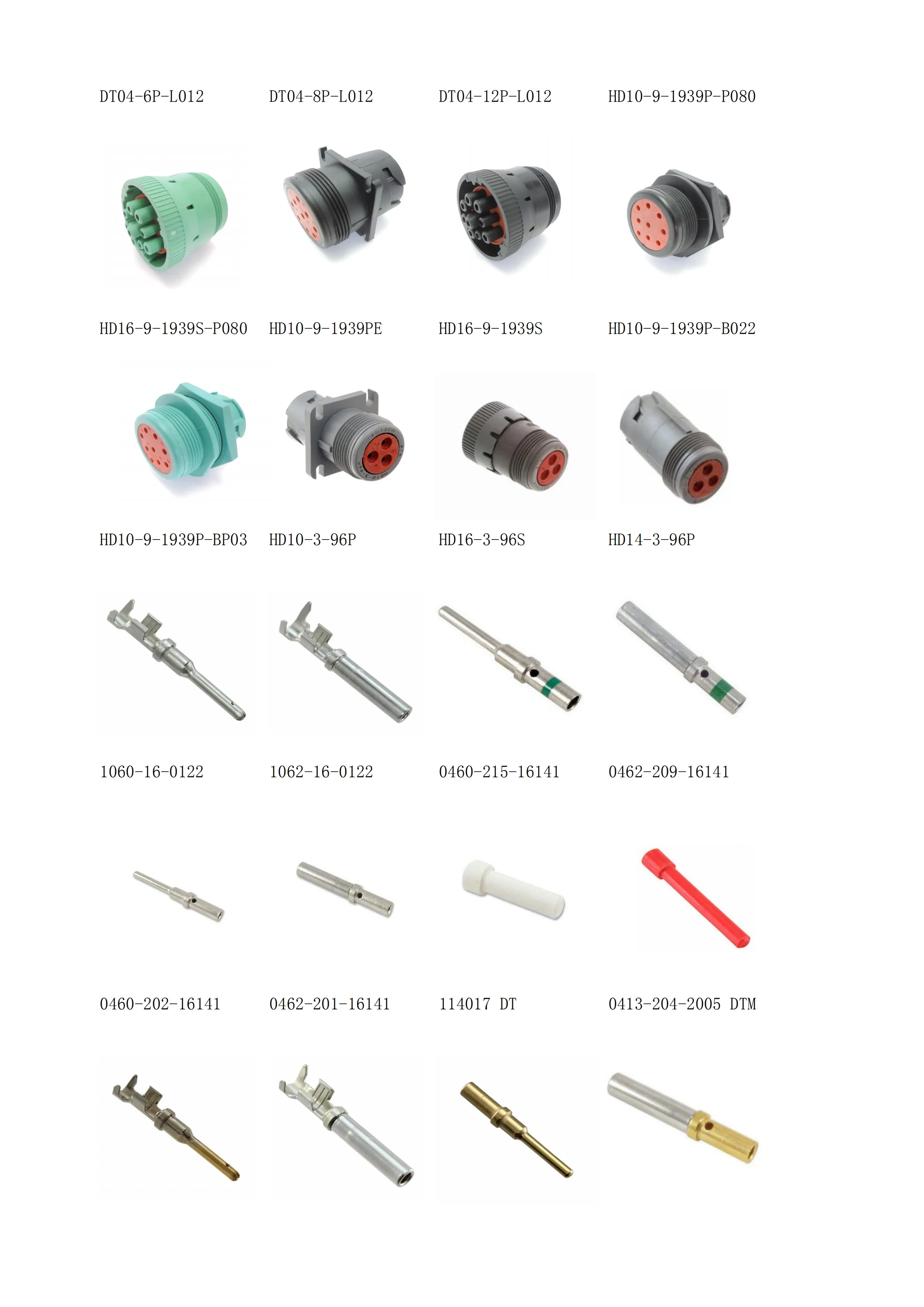 Deutsch DT Connector auto 2P 3P 4P 6P 8P 12P Automotive Waterproof Electrical Connector for Car Motor