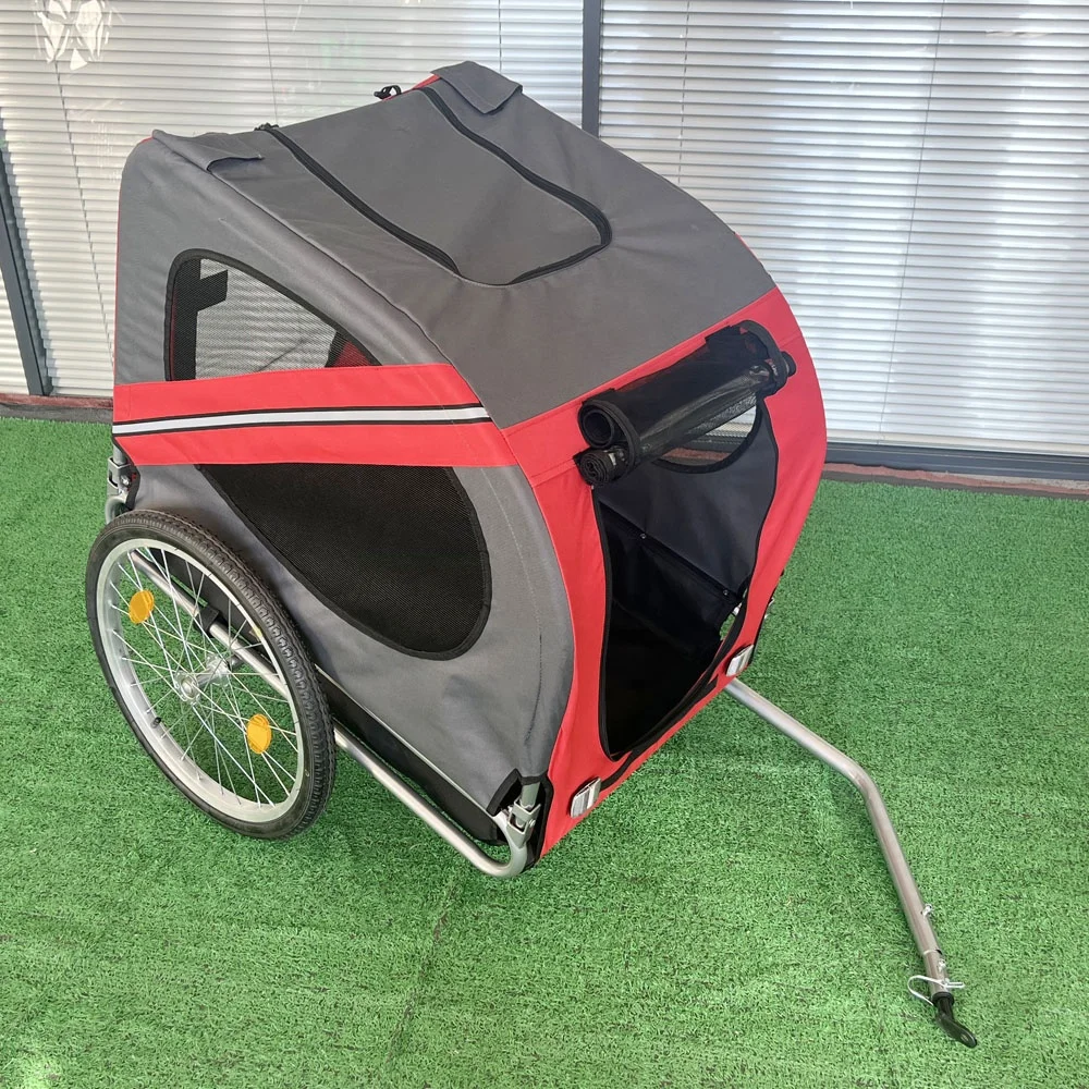 Lightweight Dog Bike Trailer Folding Pet Traveling Bicycle Jogger