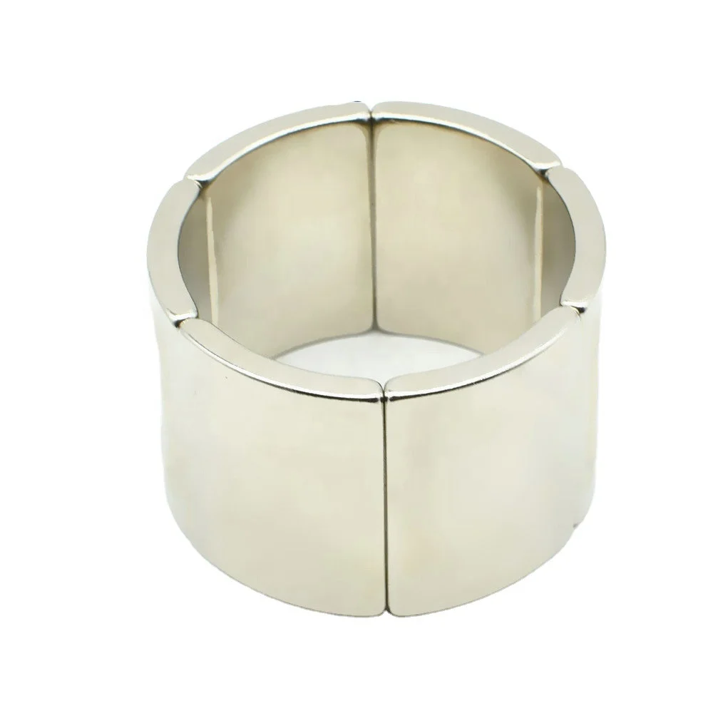 Water Pump Stator Starter Motor Generator Arc Permanent Rare Earth Magnet Neodymium For Low RPM