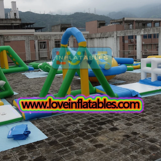 Top Sale! Customized Waterpark Inflatable Water Park Equipment High Quality Floating Inflatable Aqua Park