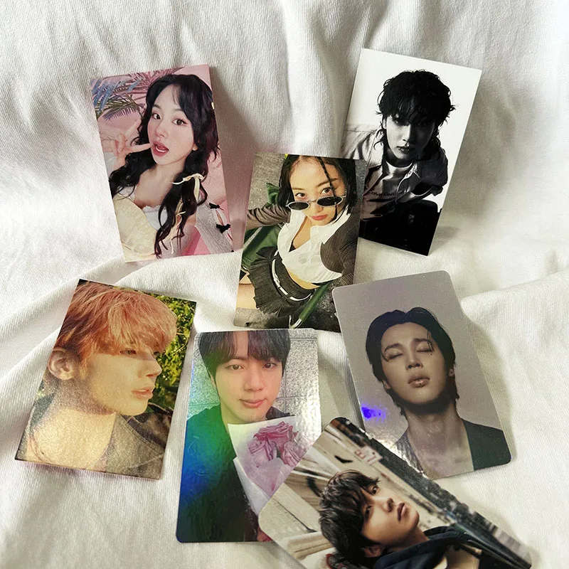 High Quality Kpop Hologram Postcard Custom Star Print for Concert Support Meeting or Gift Use Low MOQ