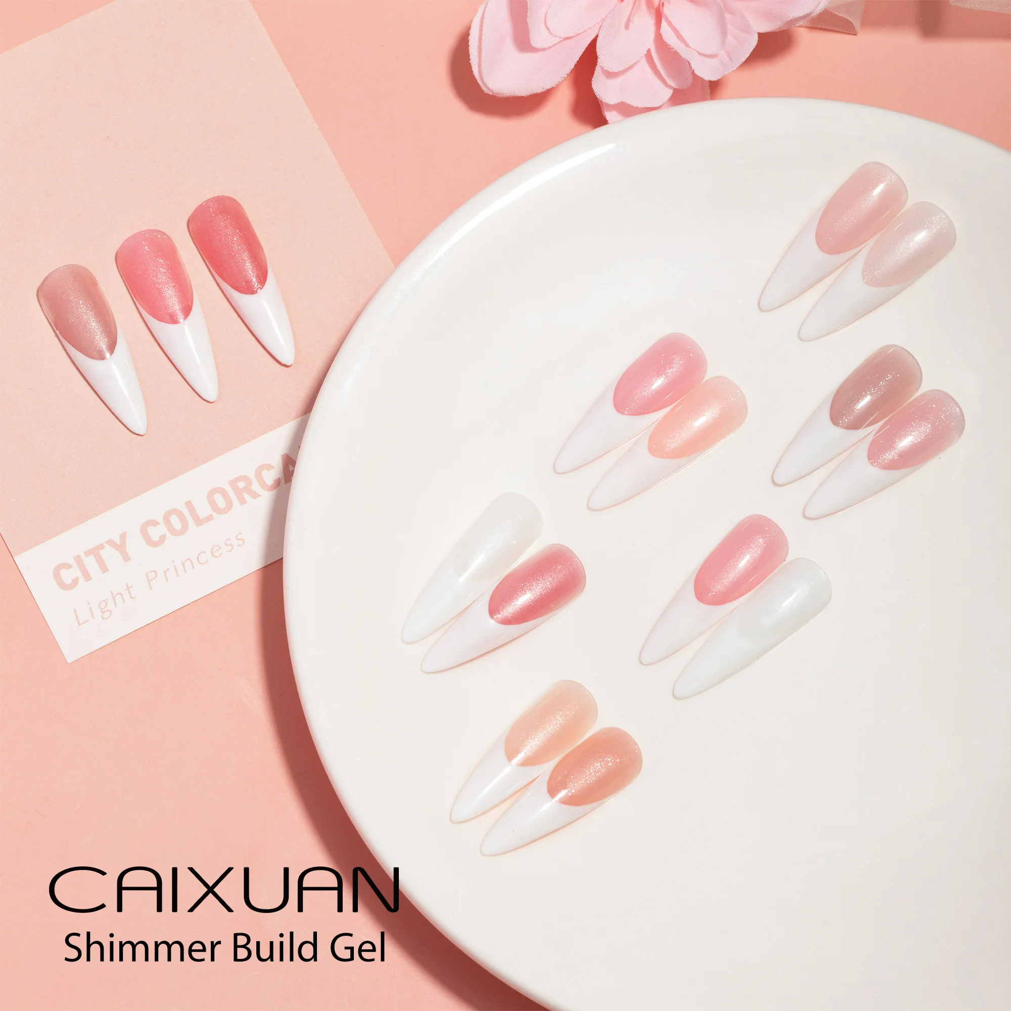 2024 Nail Gel Polish Professional Shimmer Build UV LED Gel For Nail Extension