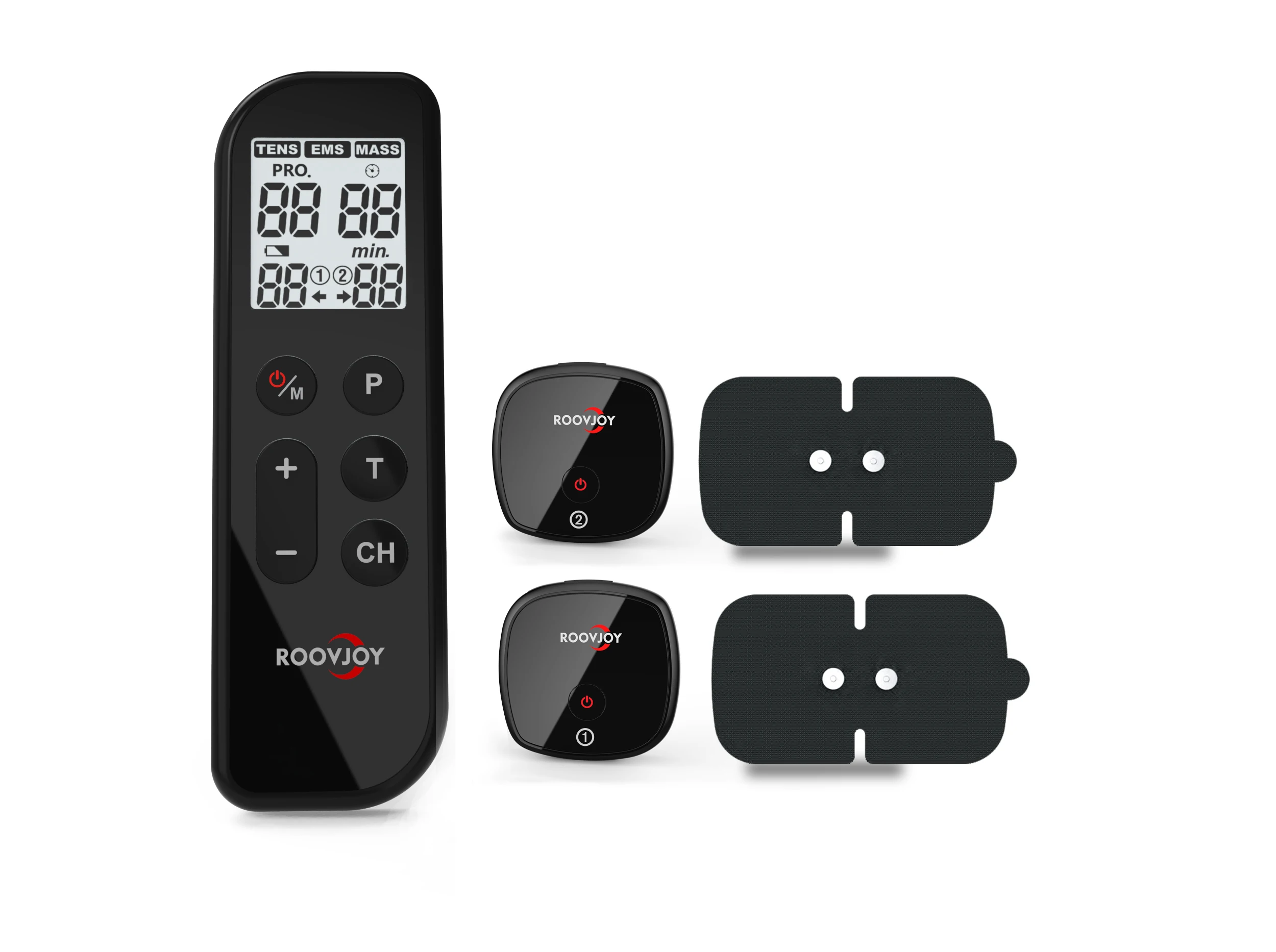 Беспроводной стимулятор мышц TENS EMS комбо Электротерапевтическое устройство для обезболивания и физической подготовки.