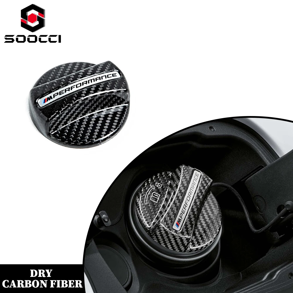 Dry Carbon Fiber Universal M Car Fuel Tank Oil Gas Cap Cover For BMW E90 E92 F30 F80 F82 F87 G80 G81 G82 G83 F90 M2 M3 M4 M5