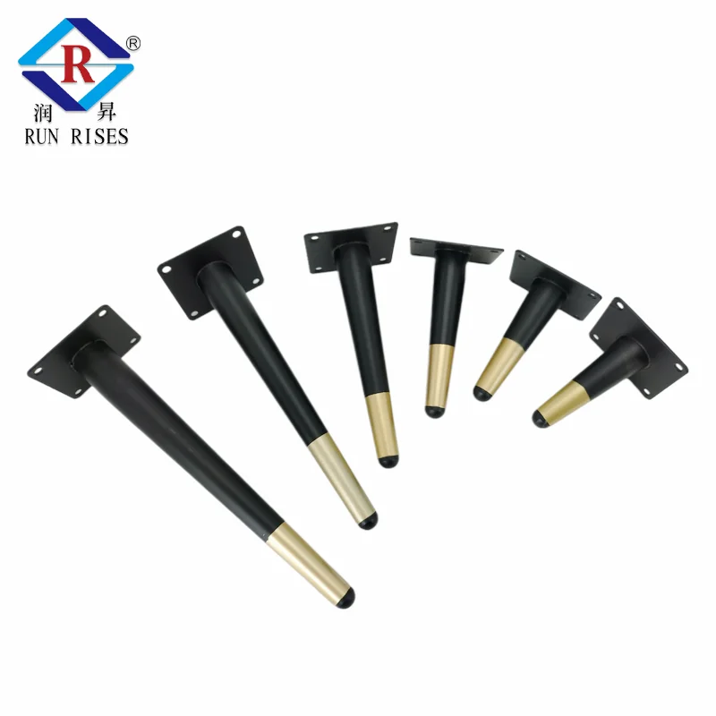 Iron Modern Round Sofa Chair Furniture Legs Shoe Cabinet TV Cabinet Wardrobe Bedside Iron Metal for Sofa Chrome /gold/red Rose