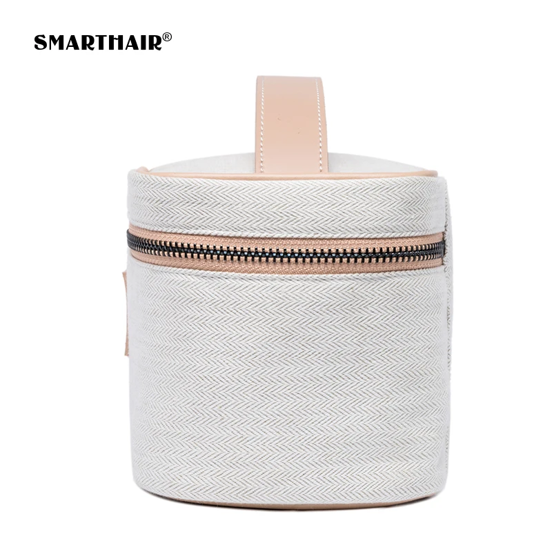 Makeup Brush Tool Bags Holder Cosmetic Plain Make up Bag Custom Logo Printed Canvas Customized Cosmetic Bag