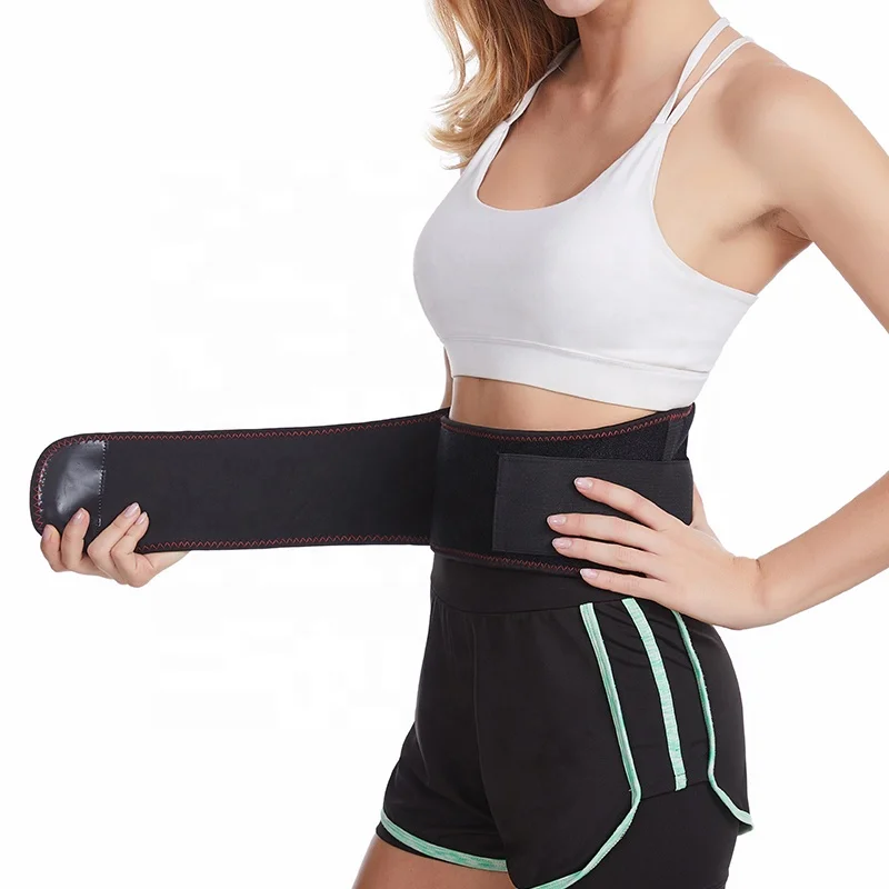 Custom Battery Rechargeable Ems Heat Waist Belt Electric Massage Belt With Heat