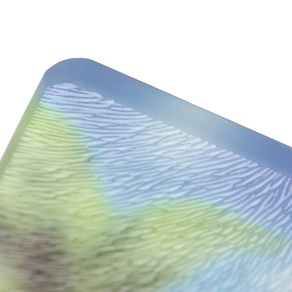 Rectangle water ripple blank 20*28.5cm sublimation glass photo frame blanks cutting board BL-30 sublimation glass cutting boards