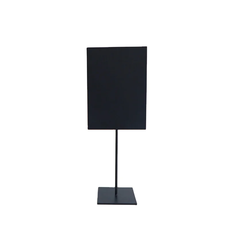 Contemporary metal poster presentation stand Poster display easel for Promotional events