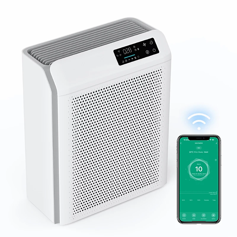 Очиститель воздуха Tuya Wifi умный воздухоочиститель CADR 300 отечественный очиститель с фильтром Hepa