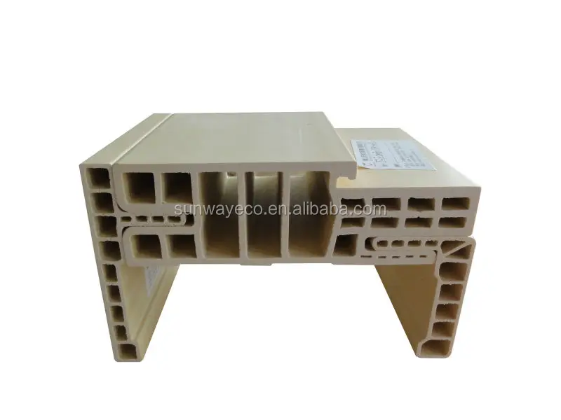 2018 Waterproof Recycled Door Frame door profile pvc WPC