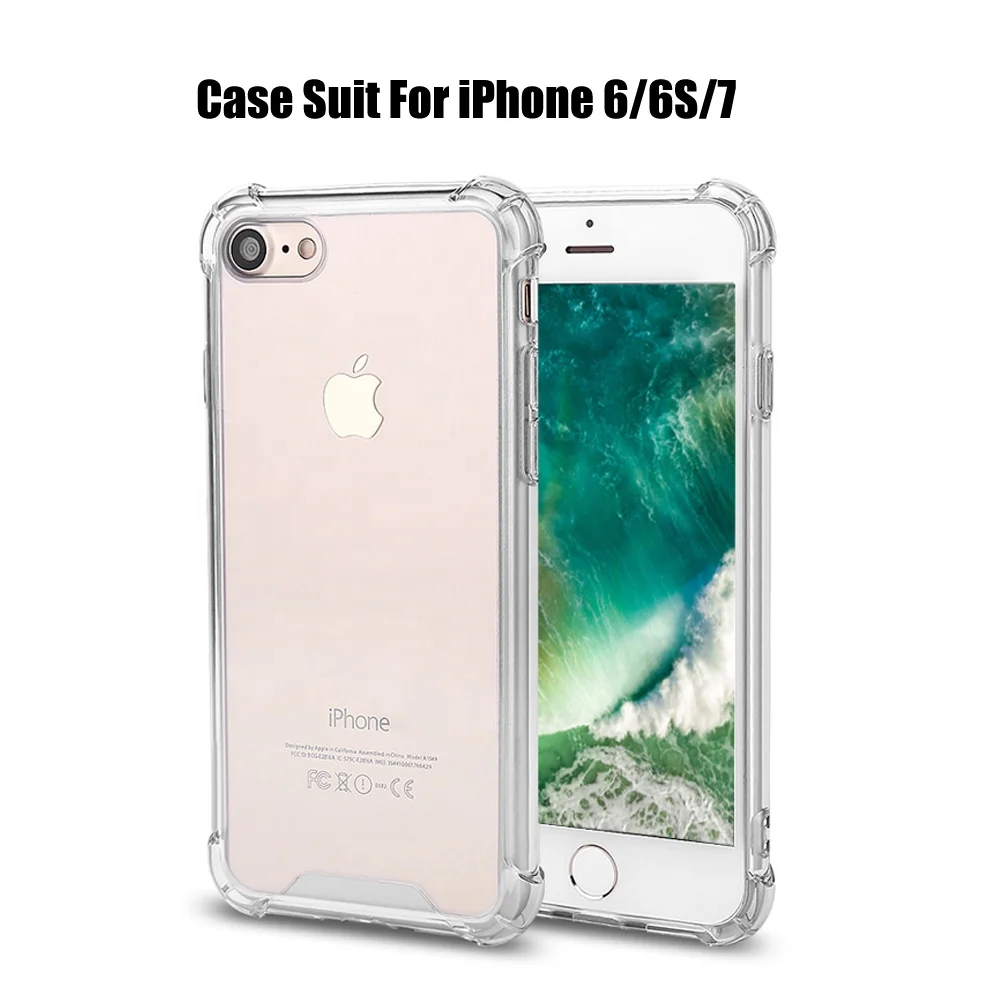 
Wholesale Protective Case Clear For iPhone 7 Plus Case, Shockproof Case Phone For 8 Plus, Bumper For iPhone 7P/8P 5.5 